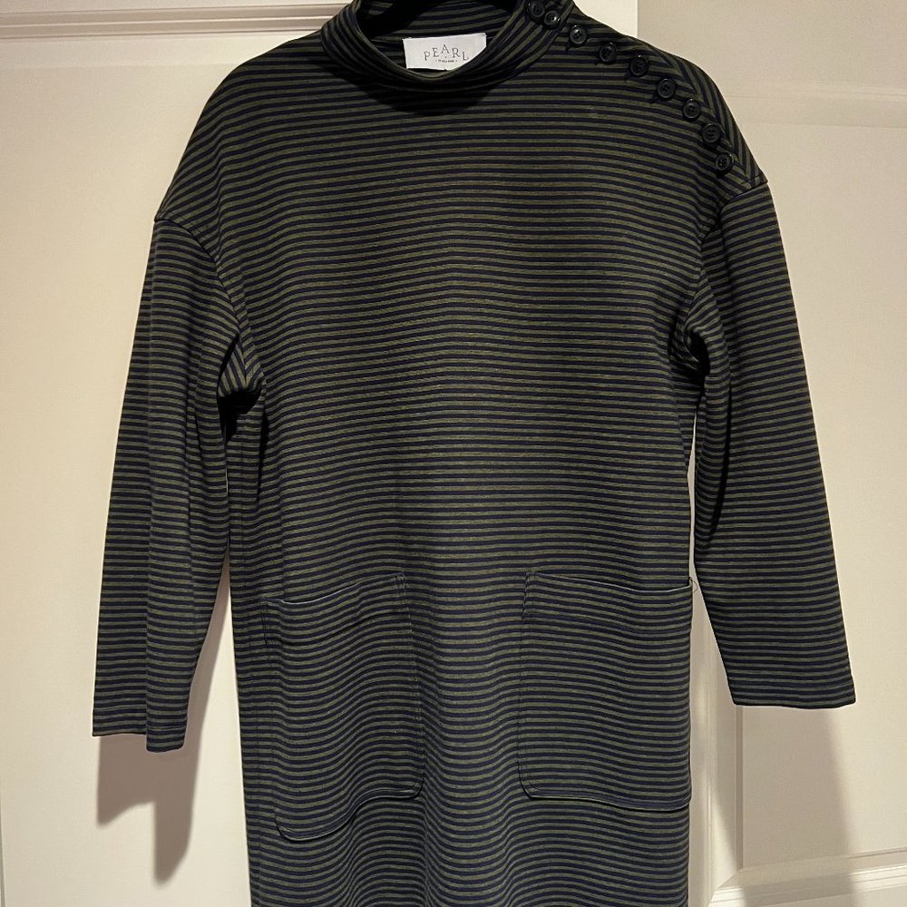 Pearl by Lela Rose Striped Tunic